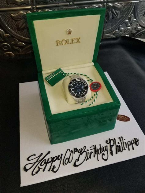 rolex watch cake shop.